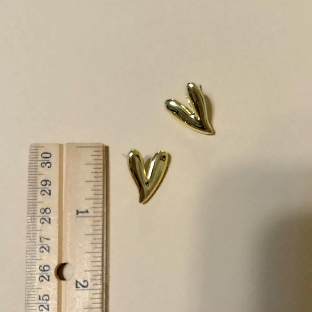 Good heart earrings N930